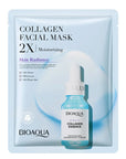 BIOAQUA Centella Collagen Sheet Masks (20pcs) Deep Hydration, Soothing Glow Boost