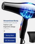 Hair Dryer 2200W Professional Powerful Hair Dryer