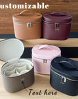 Large-capacity PU leather cosmetic box