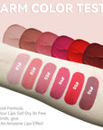 Nude Matte Lip Gloss Set 6 Velvet Shades, Waterproof & Long-Lasting
