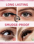 A long-lasting mascara that lifts and curls your lashes with ease—quick-dry, smudge-proof, and perfect for bold, party-ready eyes.