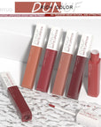 Dark Purple Matte Lip Gloss Bold, Velvet, Long Lasting Waterproof