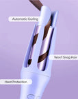 Tinsol 2 in 1 Automatic Hair Curler 32MM Auto Rotating