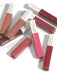 Dark Purple Matte Lip Gloss Bold, Velvet, Long Lasting Waterproof