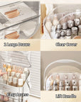 Desktop Makeup Organizer Transparent Jewelry Cosmetic Storage