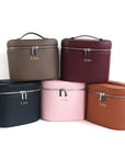 Large-capacity PU leather cosmetic box