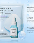 BIOAQUA Centella Collagen Sheet Masks (20pcs) Deep Hydration, Soothing Glow Boost
