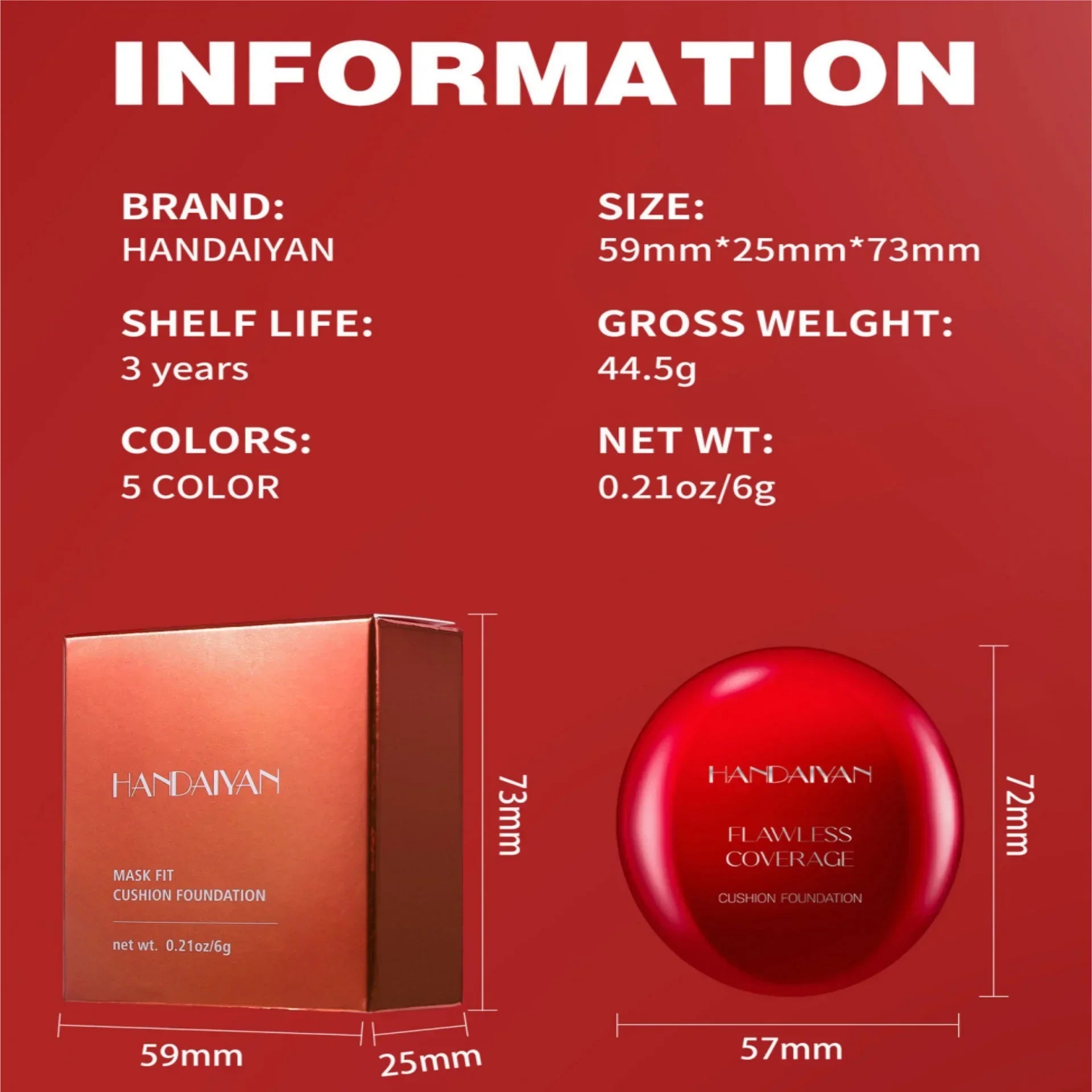 A lightweight Korean air-cushion foundation that hydrates, brightens, and controls oil—delivering smooth, natural coverage that lasts all day.