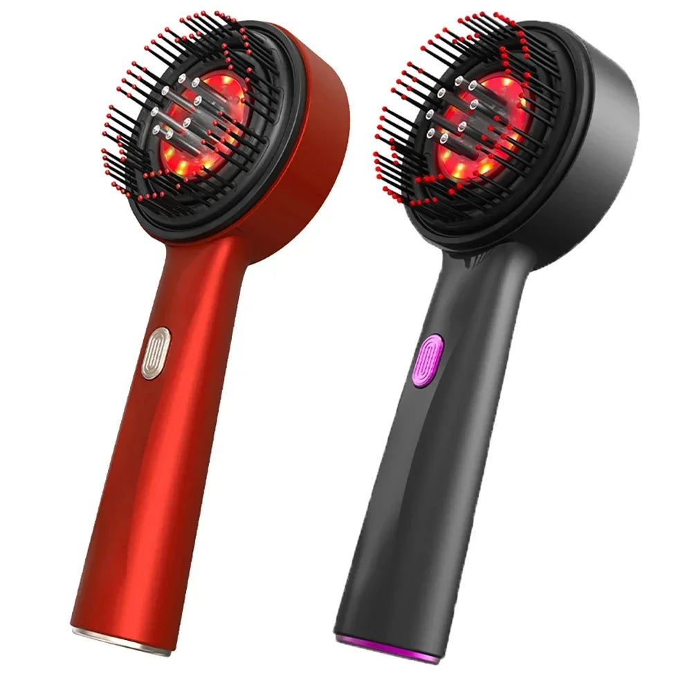 Deep Kneading Masssage Comb, Red Light
