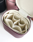 Large-capacity PU leather cosmetic box