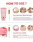 Collagen Jelly Cream – Overnight hydration for firmer, smoother, glowing skin.