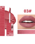 Nude Matte Lip Gloss Set 6 Velvet Shades, Waterproof & Long-Lasting