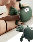 Wireless Neck Shoulder Shiatsu Massager Deep Tissue Relief with Dual Heat 3 Smart Modes