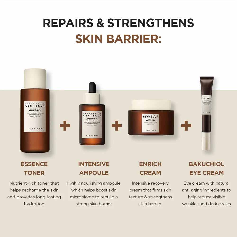 Korean Centella Skincare Set Hydrating, Anti Aging &amp; Soothing Essentials