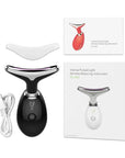 Face Neck Lift Beauty Device EMS Facial Massager LED Light