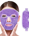 Gel Cooling Ice Face Eye Mask Facial Mask