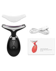 Face Neck Lift Beauty Device EMS Facial Massager LED Light