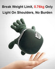 Wireless Neck Shoulder Shiatsu Massager Deep Tissue Relief with Dual Heat 3 Smart Modes