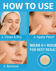 180/360 Hydrocolloid Acne Patches Invisible, Gentle, Alcohol Fragrance Free for Clear, Smooth Skin