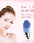 Mini Electric Face Washer Cleanser Silicone Facial Cleanser Waterproof