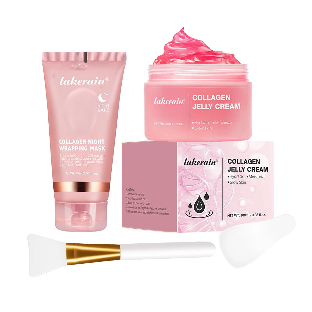 Collagen Jelly Cream – Overnight hydration for firmer, smoother, glowing skin.