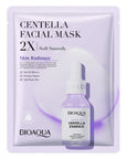 BIOAQUA Centella Collagen Sheet Masks (20pcs) Deep Hydration, Soothing Glow Boost