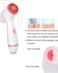 3 In 1 Electric Cleansing Brush Vibrations Facial Cleaner