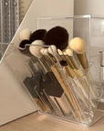 Dressing Table Storage Box Acrylic Makeup Brush Holder