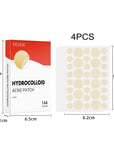 144 Hydrocolloid Acne Patches Round Stickers for Zits  Blemish Care