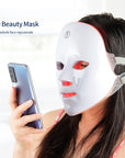 Wireless 7 Colors LED Face Beauty Machine