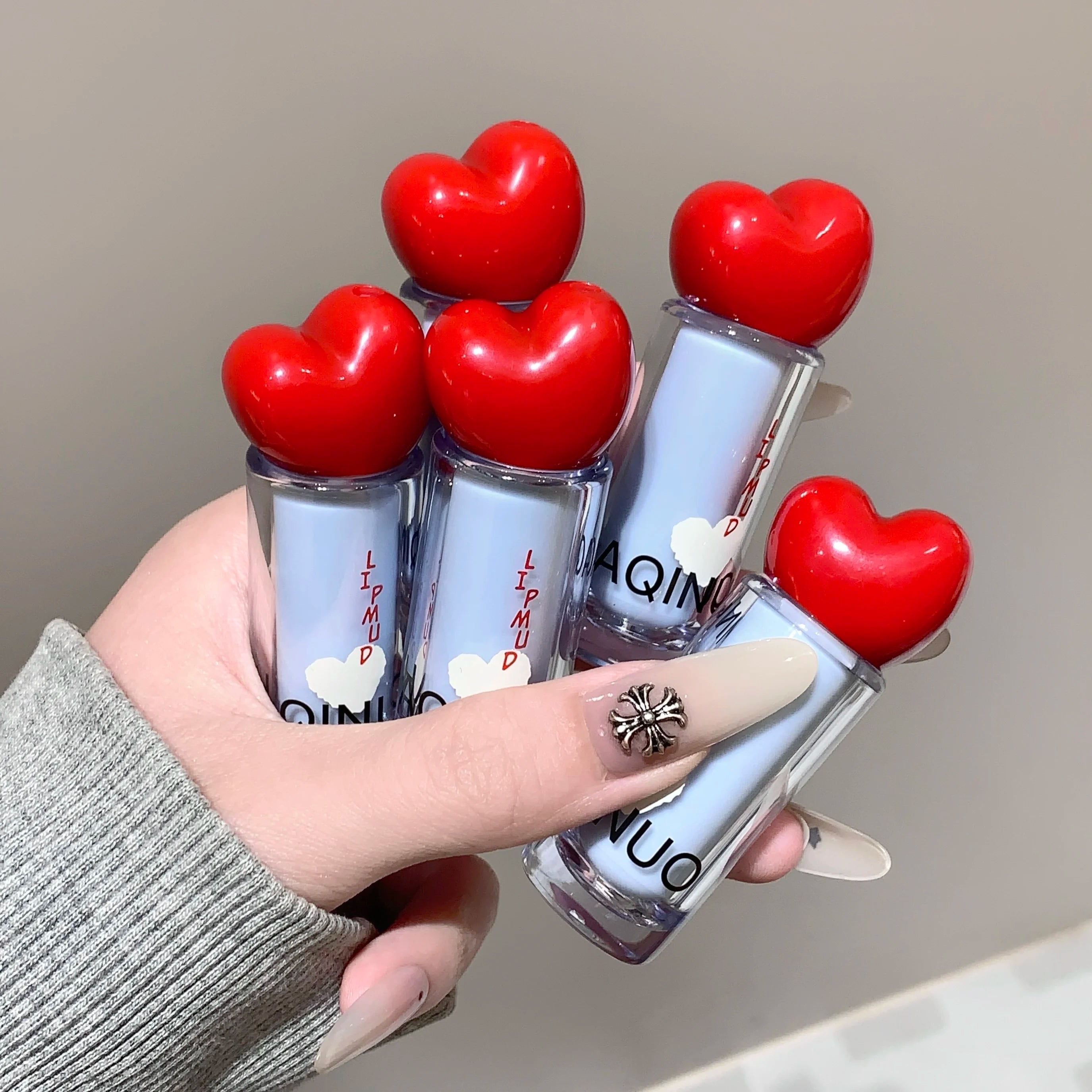 SHAQINUO Velvet Matte Lip Mud Soft Mist Mousse Lip