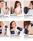 7 In 1 Hair Dryer Brush Brushless High Speed