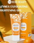 A brightening orange exfoliating gel that gently clears pores, removes dead skin, and leaves your complexion smooth and fresh.