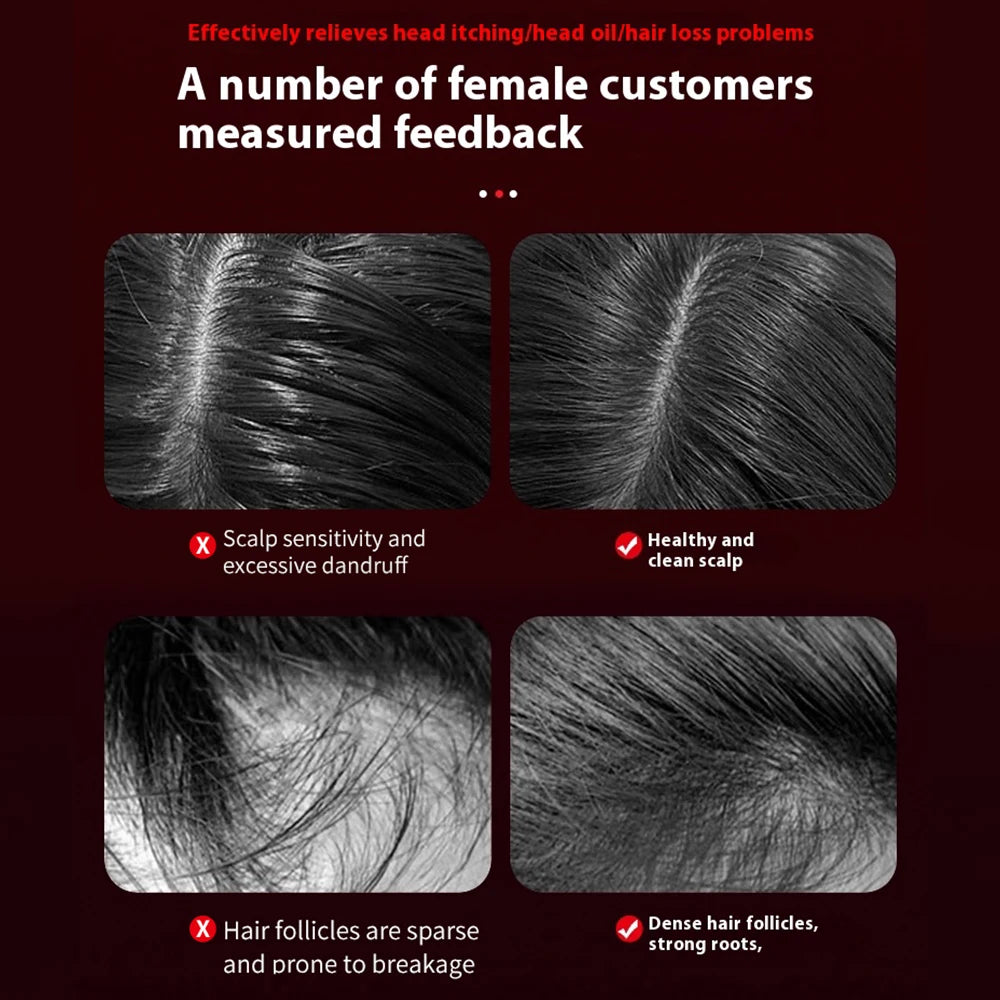 Deep Kneading Masssage Comb, Red Light