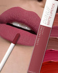 Dark Purple Matte Lip Gloss Bold, Velvet, Long Lasting Waterproof