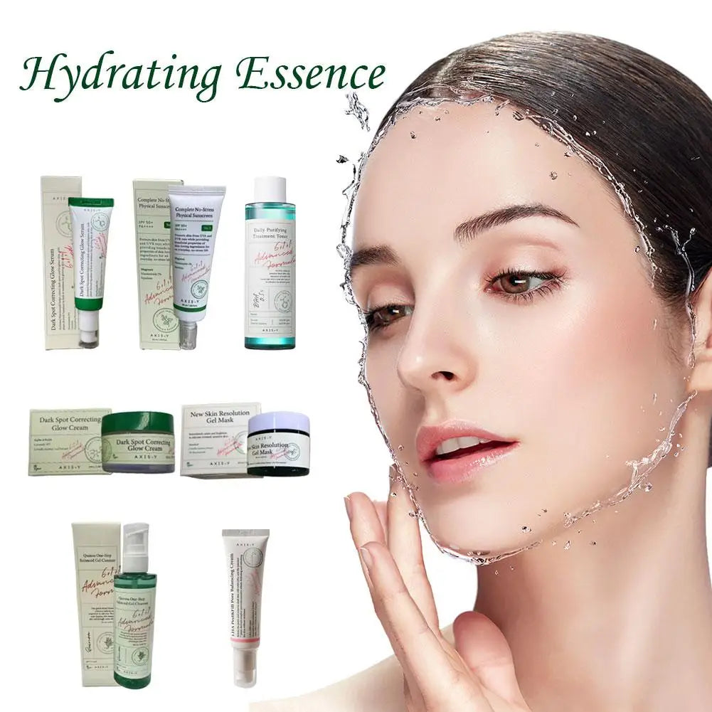 AXIS-Y Deep Moisture Brightening Set Hydrate, Fade Dark Spots Soothe Skin